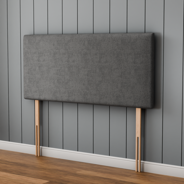 Maya Plain Headboard - Grey Naples