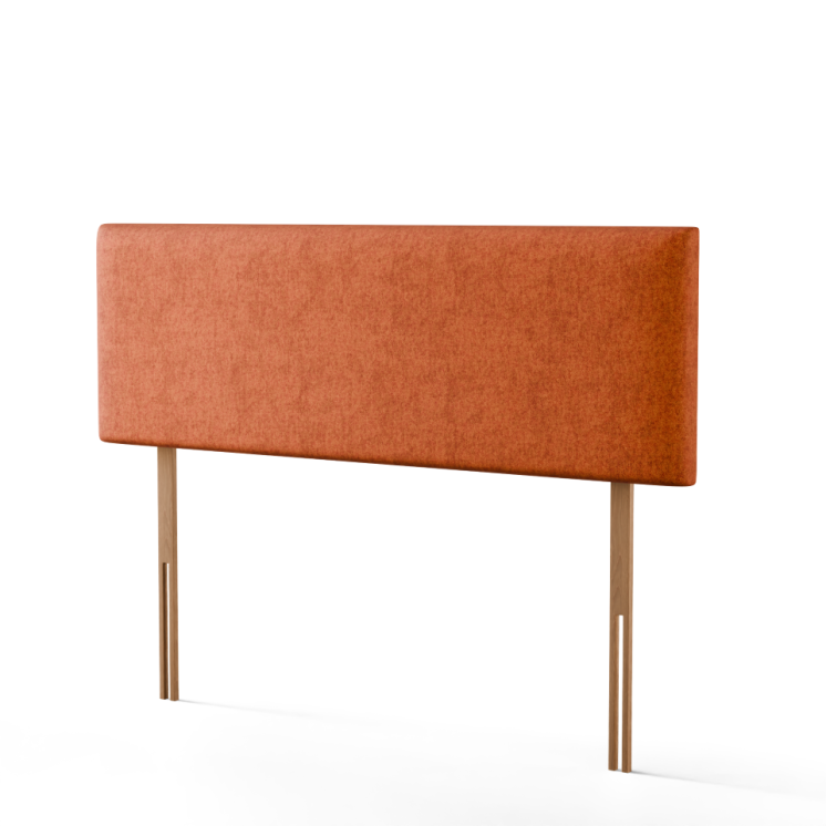 Maya Plain Headboard - Orange Naples