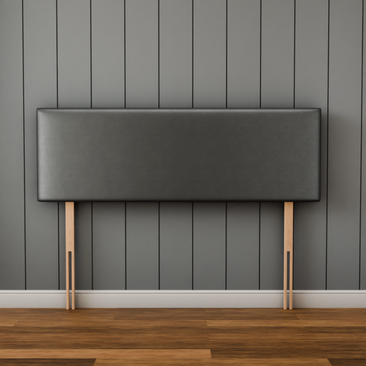 Maya Plain Headboard - Grey Coniston