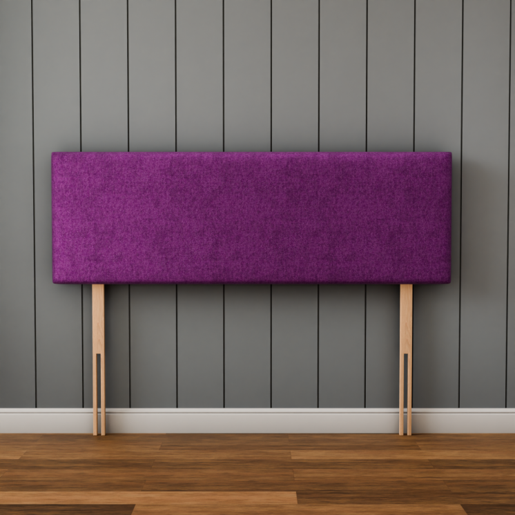 Maya Plain Headboard - Purple Naples