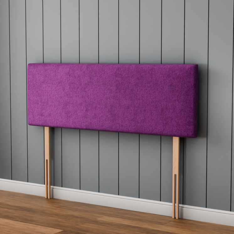 Maya Plain Headboard - Purple Naples