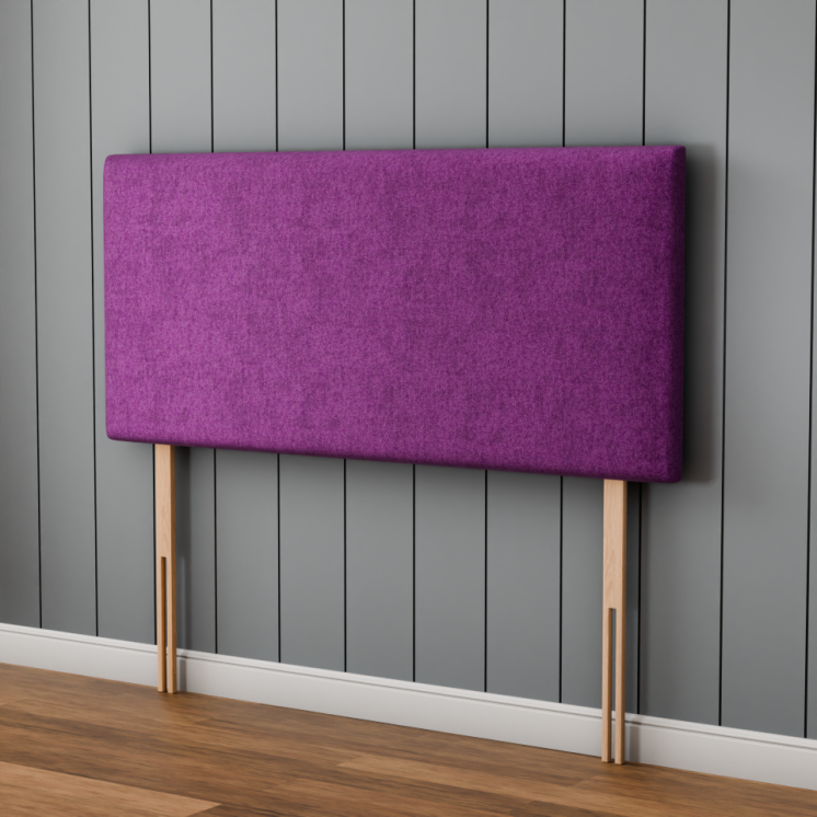 Maya Plain Headboard - Purple Naples