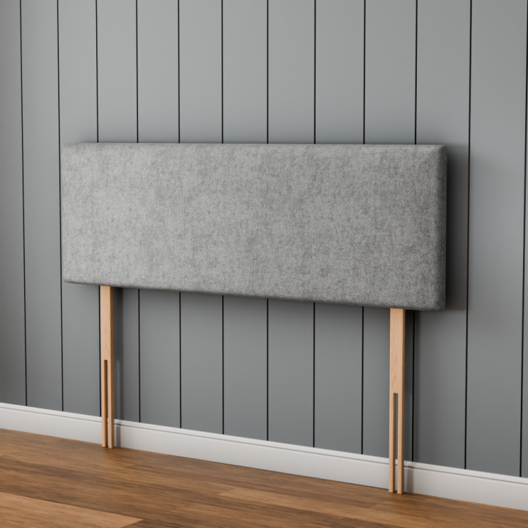Maya Plain Headboard - Silver Naples
