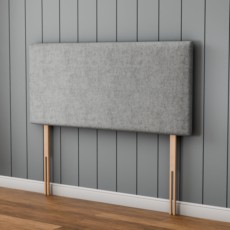 Maya Plain Headboard - Silver Naples