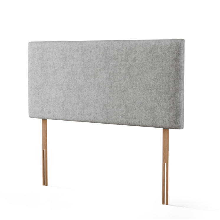 Maya Plain Headboard - Silver Naples