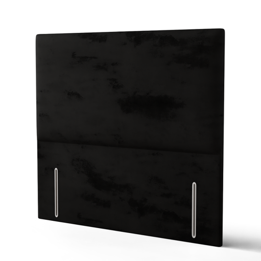 Maya Plain Headboard - Black Plush