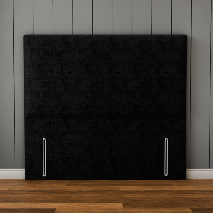 Maya Plain Headboard - Black Naples