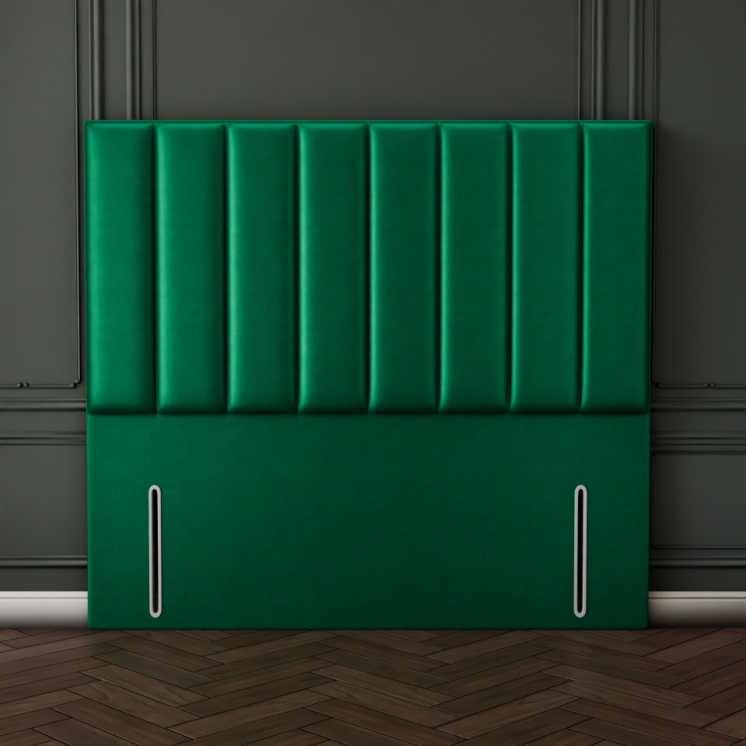 Maya Plain Headboard - Emerald Coniston