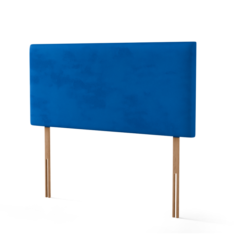 Maya Plain Headboard - Blue Plush