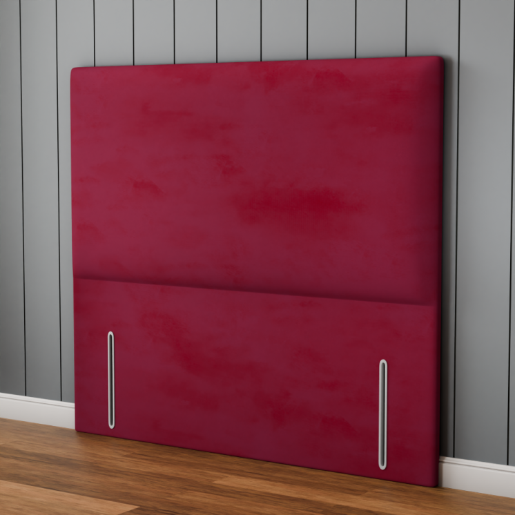 Maya Plain Headboard - Burgundy Plush