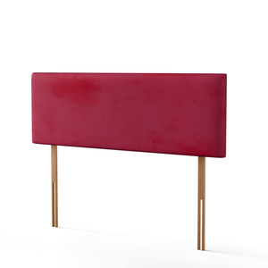 Maya Plain Headboard - Burgundy Plush