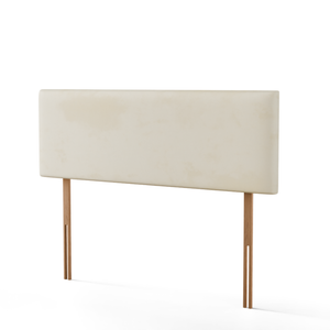 Maya Plain Headboard - Cream Plush