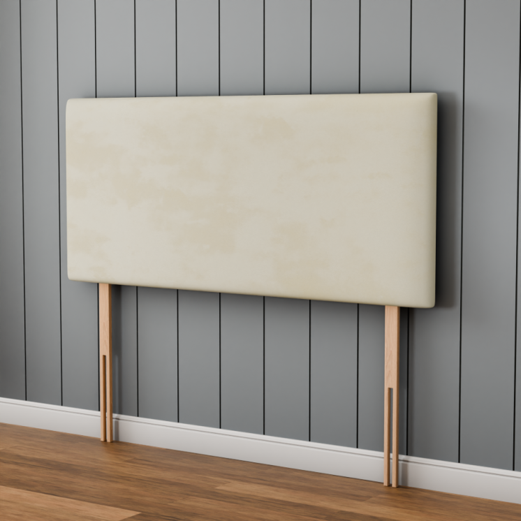 Maya Plain Headboard - Cream Plush