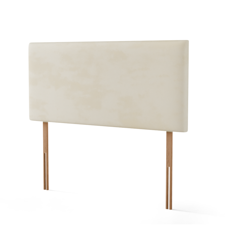 Maya Plain Headboard - Cream Plush